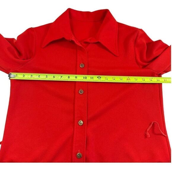 Vintage Red Casual Polyester Blazer Women’s Size 17/18 - Picture 6 of 10